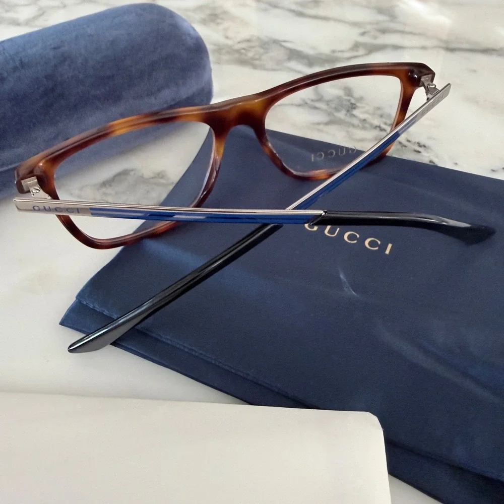 Gucci GG0691O Women's Eyeglasses Tortoise Brown Full Rim 54-18/150